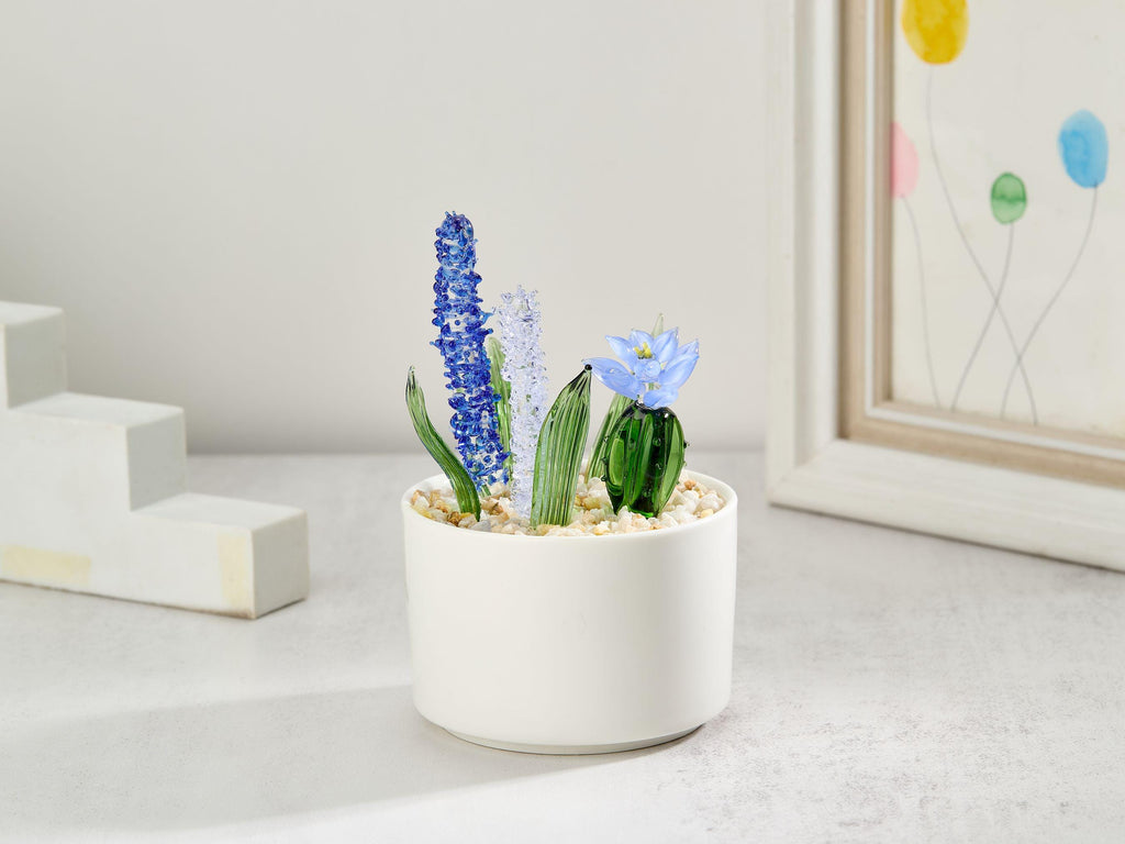 Handmade Fused Glass Succulents: Stained Glass Plant Decor