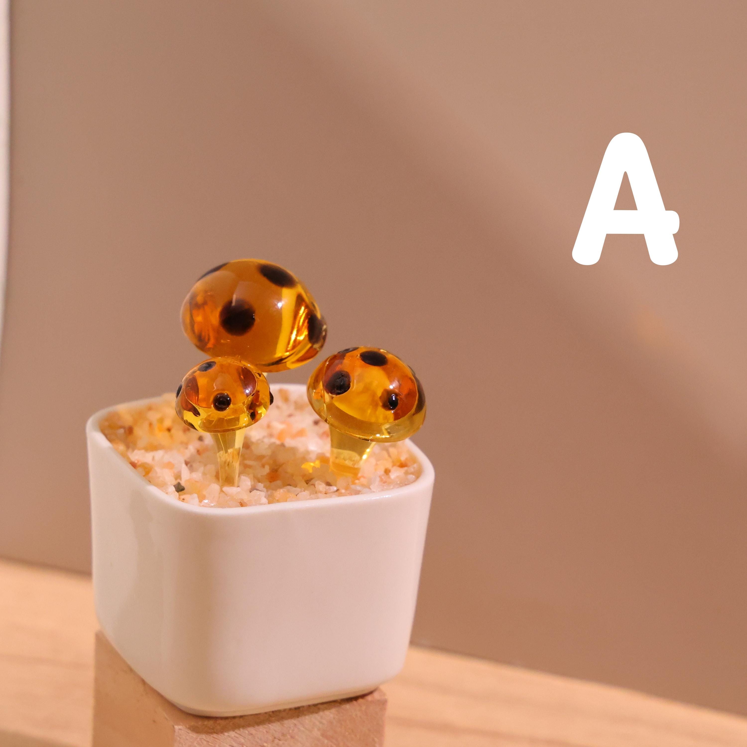 Handmade Glass Flowers,glass Potted Plant Sculptures,stained Glass Plants,home Decro,housewarming Gift,gift For Teacher