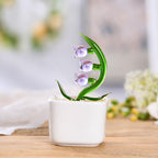 Glass Potted Plants,handmade Glass Succulents Gifts,glass Flower,stained Glass Plants,house Plant,car Glass Ornament,desk Decor,cactus Lover