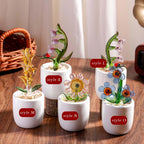 Handmade Glass Cactus And Succulents,glass Potted Plants,glass Lotus Leaf,stained Glass Plants,housewarming Gift,gift For Teacher,home Decor