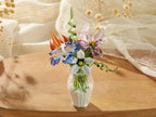 Handblown Glass Flower Bouquet, Miniature Vase Decor, Mother’s Day Gift, Handmade Tabletop Home Accent, Unique Collectible