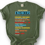 Understanding Engineers Shirt, Funny Engineering Humor Tee, Percussive Maintenance T-Shirt, Sarcastic Engineer Gift, Mechanical Tee