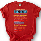 Understanding Engineers Shirt, Funny Engineering Humor Tee, Percussive Maintenance T-Shirt, Sarcastic Engineer Gift, Mechanical Tee