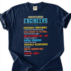 Understanding Engineers Shirt, Funny Engineering Humor Tee, Percussive Maintenance T-Shirt, Sarcastic Engineer Gift, Mechanical Tee
