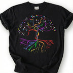 Rainbow Tree Of Life Pride DNA Shirt, LGBTQ Equality Tee, Gay Lesbian Ally Gift, Love Is Love Celebration Apparel, Queer Identity Top