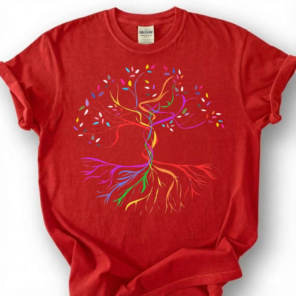 Rainbow Tree Of Life Pride DNA Shirt, LGBTQ Equality Tee, Gay Lesbian Ally Gift, Love Is Love Celebration Apparel, Queer Identity Top